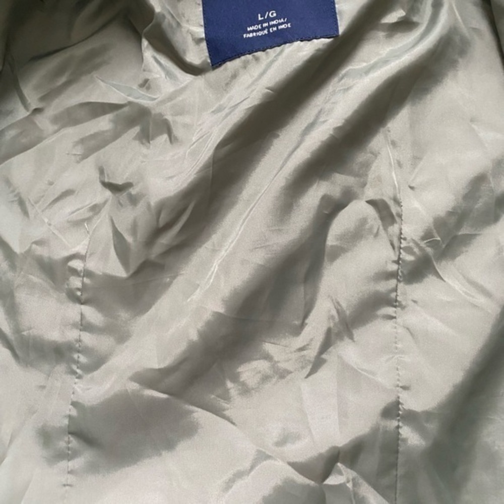 American Eagle Cropped Jacket With Diagonal Zip G… - image 3